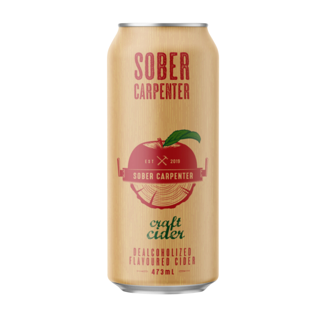 Sober Carpenter Non-Alcoholic Craft Cider - Upside Drinks - Free