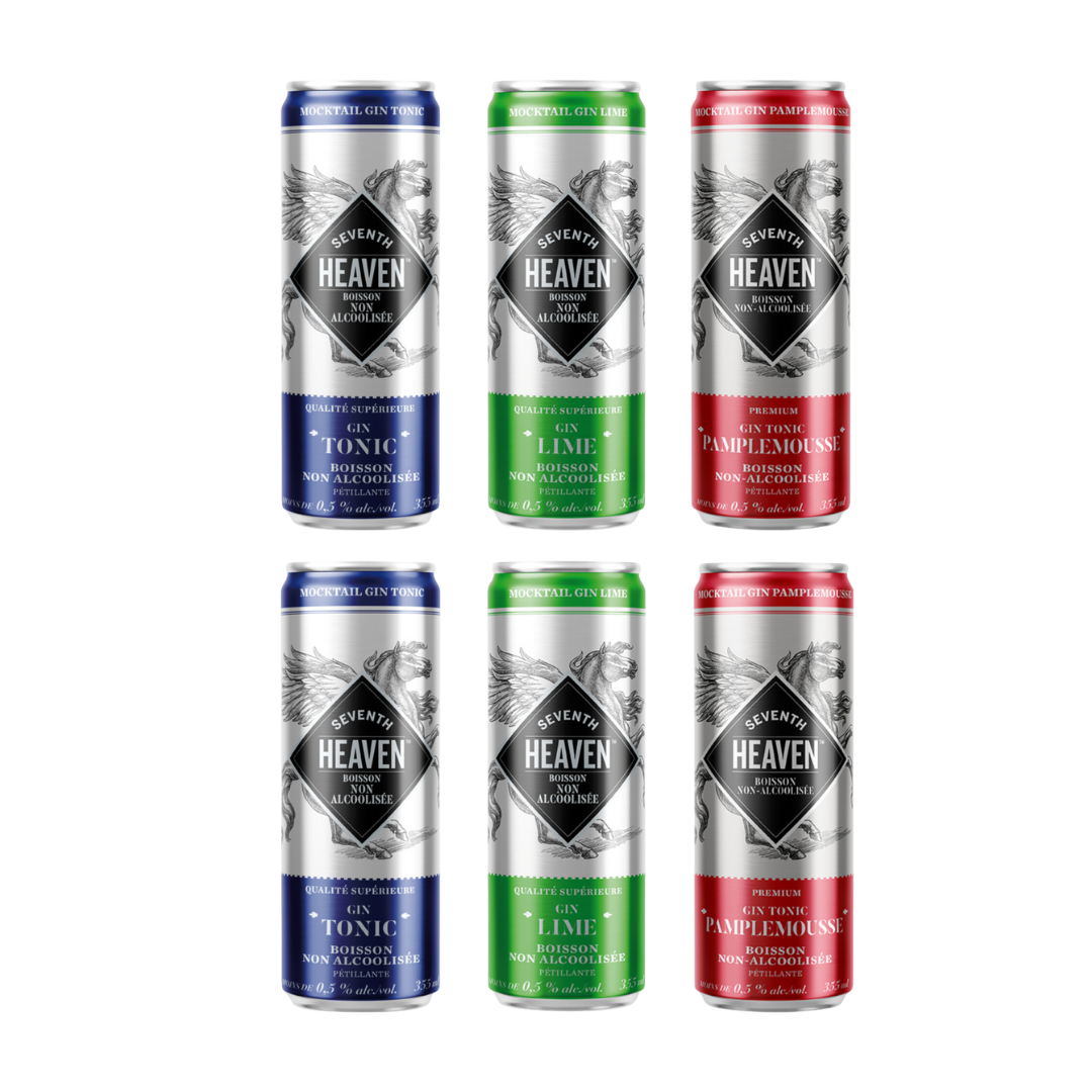 Seventh Heaven Non-Alcoholic Variety Pack - Upside Drinks - Free Seventh Heaven Non-Alcoholic Variety Pack - Upside Drinks - Free