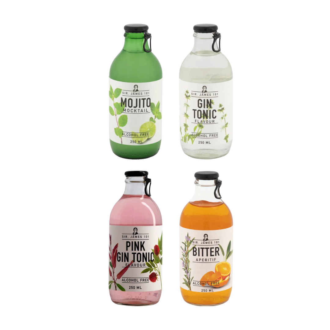 Sir James 101 Non-Alcoholic Variety Pack - Upside Drinks - Free
