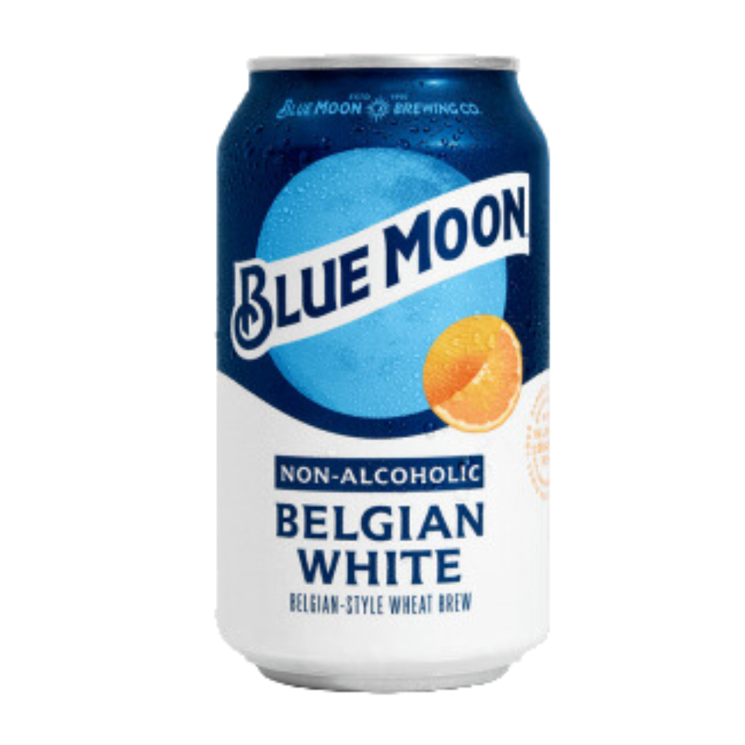 Blue Moon Non-Alcoholic Belgian Wheat Beer - Upside Drinks - Free