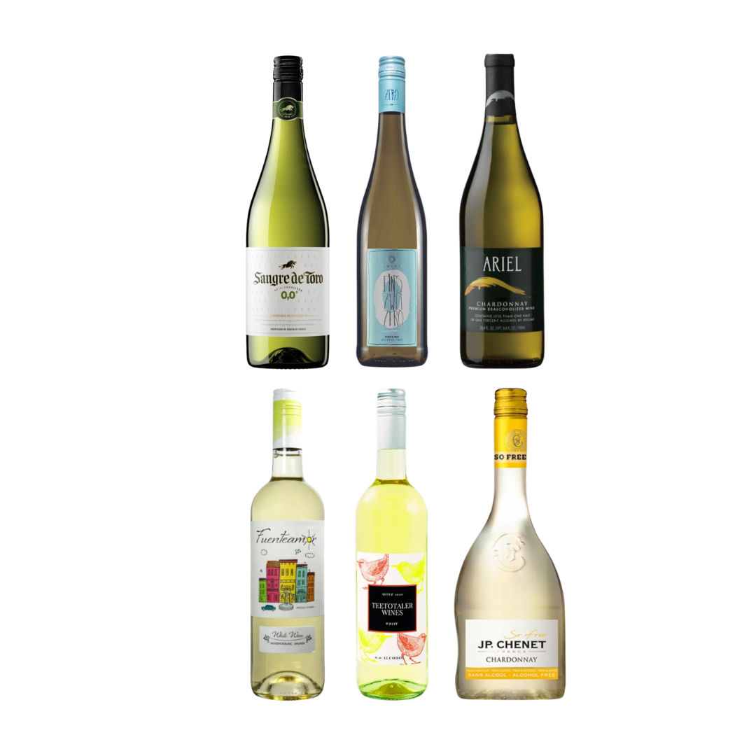 Non-alcoholic wine - DDiscovery White Wine Box - Variety (6 Bottles