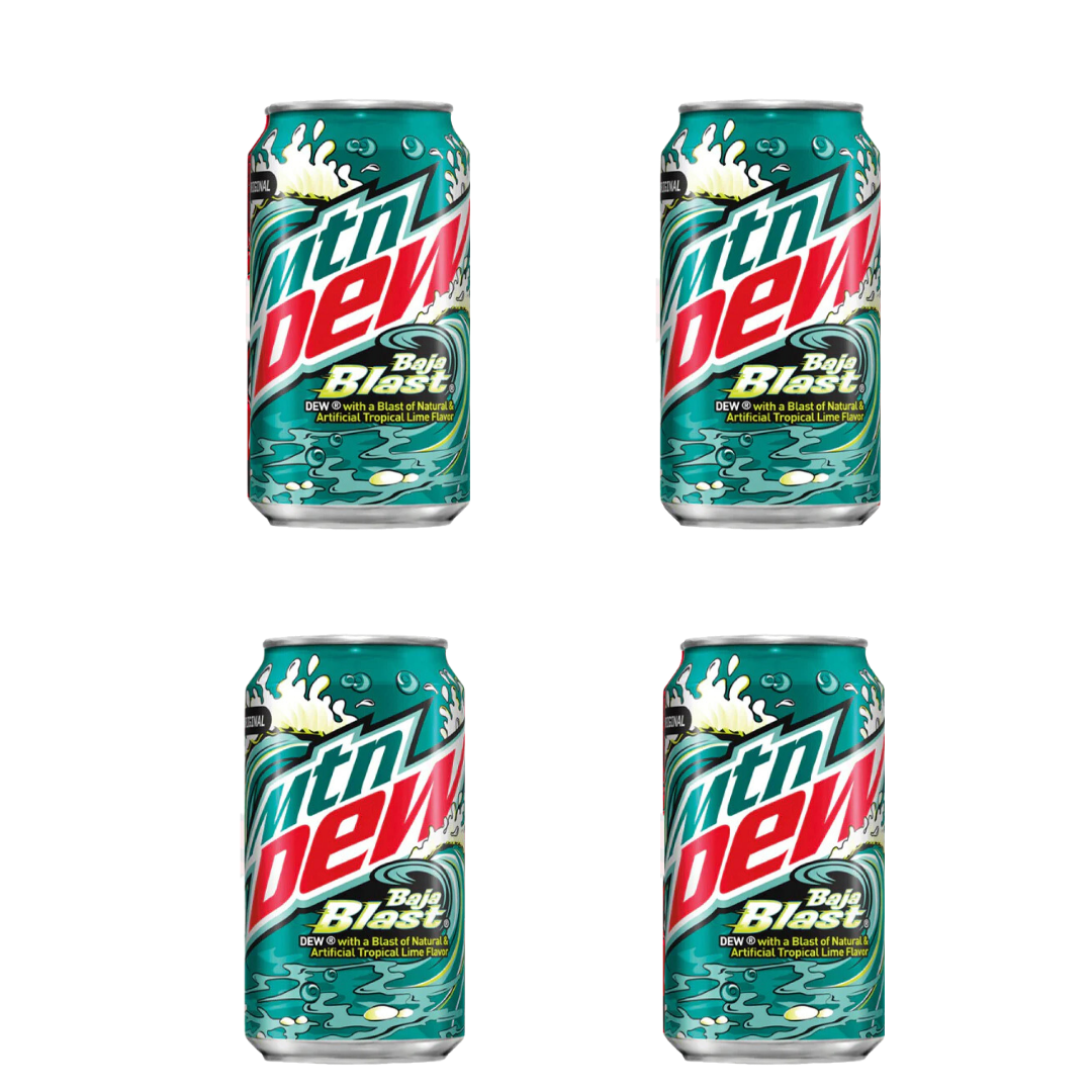 Mtn Dew - Baja Blast(4 Pack)