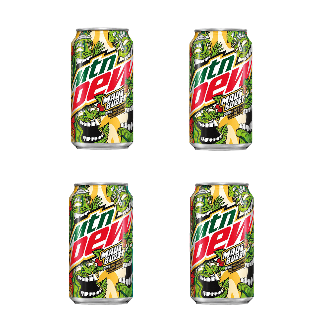 Mtn Dew - Maui Burst (4 Pack)