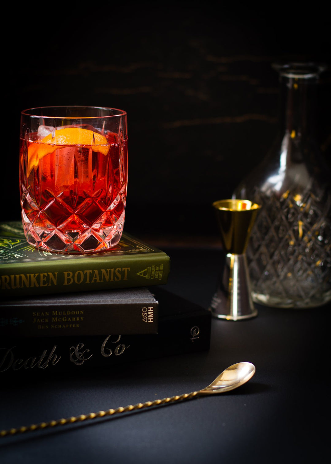 Non-Alcoholic Autumn Negroni