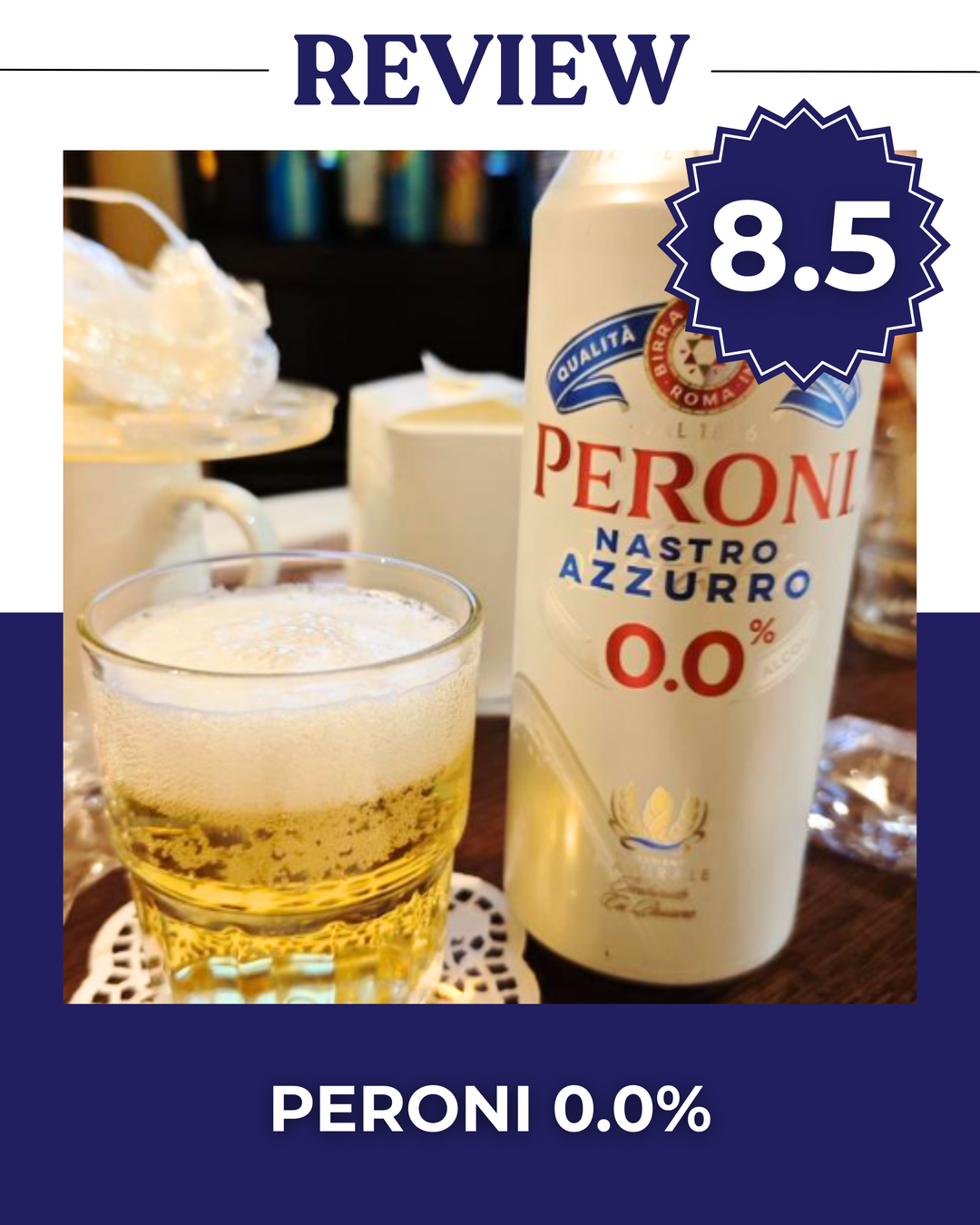 Peroni 0.0 Review – Is This the Best Alcohol-Free Lager?