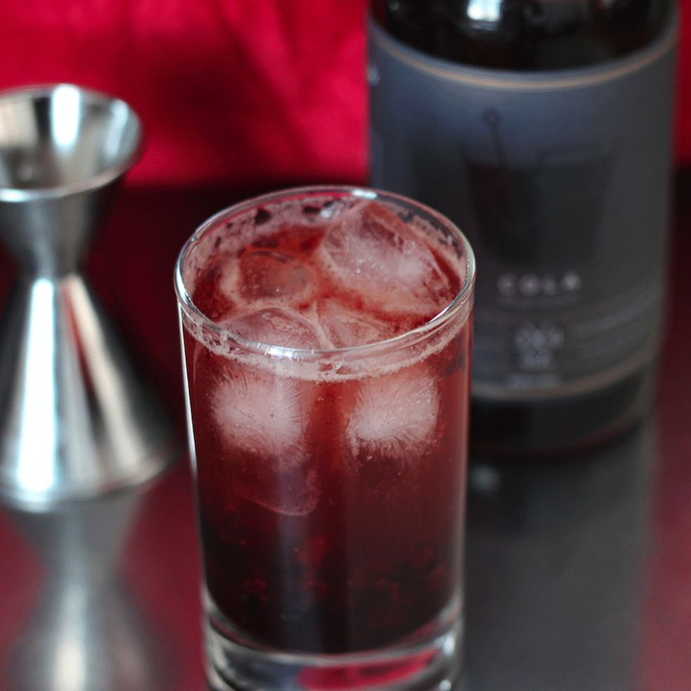 Dr. Pepper Bourbon Mocktail