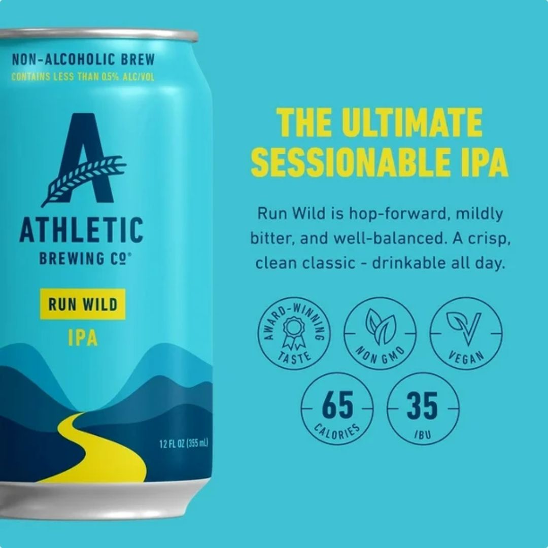 Athletic Brewing - Run Wild - IPA