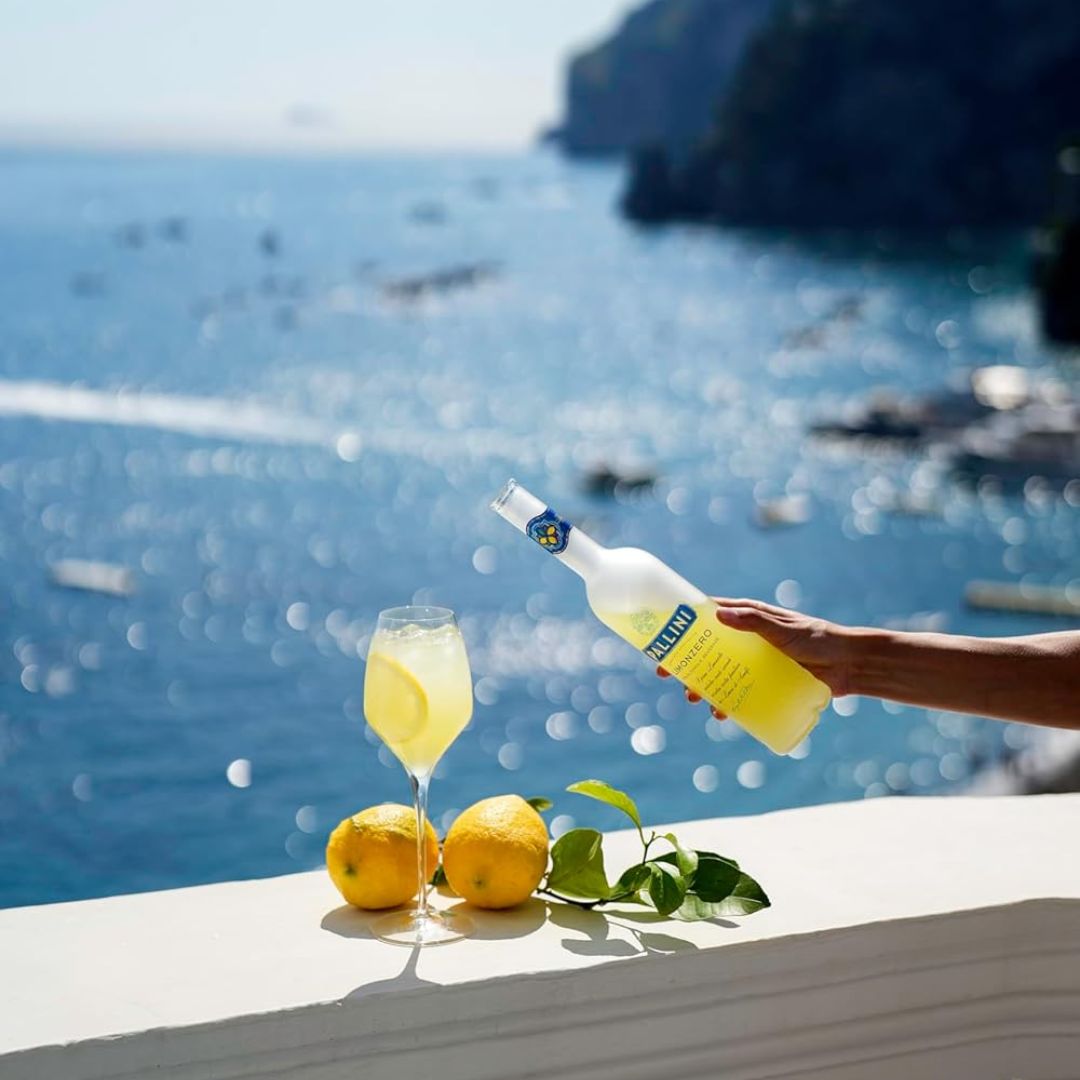 Pallini Non-Alcoholic Limonzero Limoncello - Upside Drinks - Free