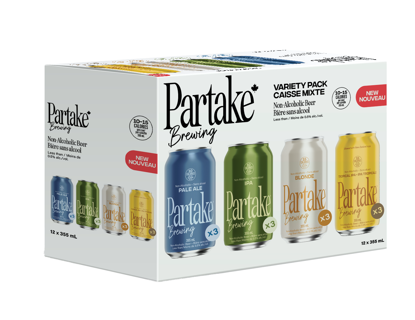 Non-Alcoholic Beer - Partake - Variety Pack – Upside Drinks