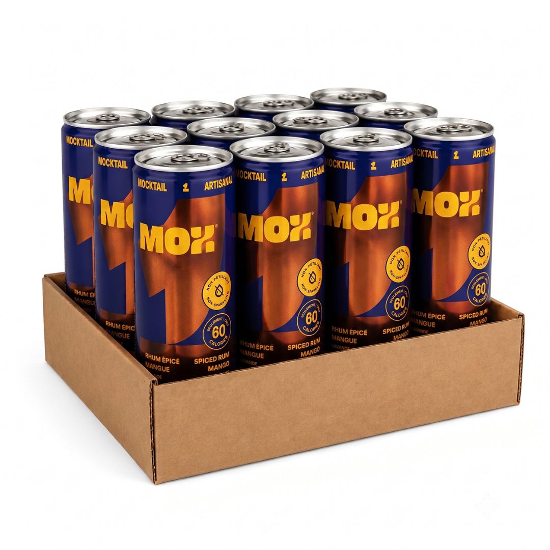 Mox Mocktails - Mox 1 - Spiced Rum Mango Lavender