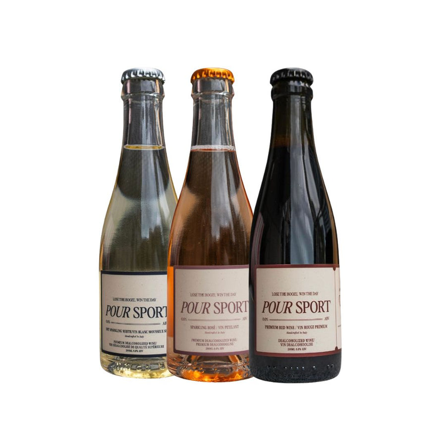 Pour Sport - 200mL Single-Serve Wine Variety Pack, non-alcoholic wine