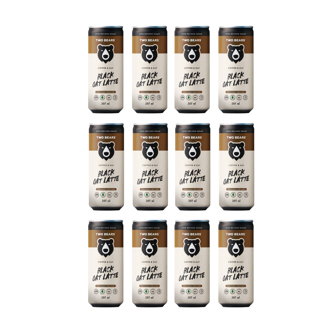 Two Bears - Frothed Black Oat Latte