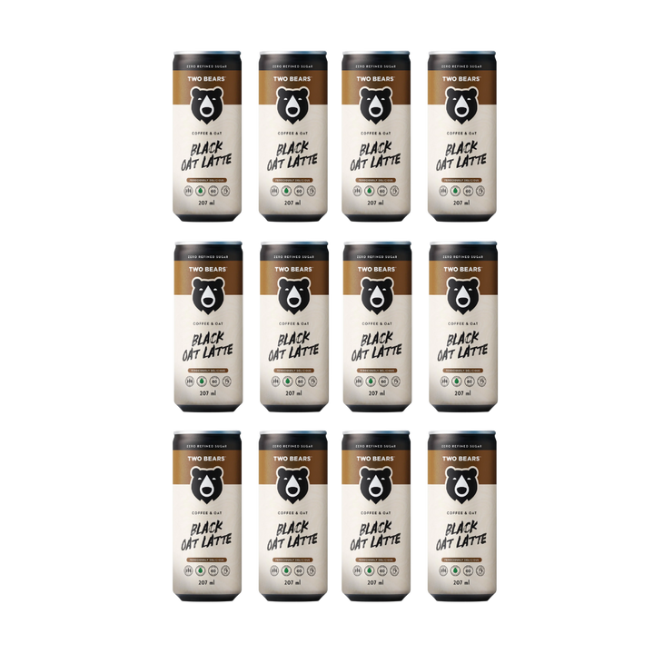 Two Bears - Frothed Black Oat Latte