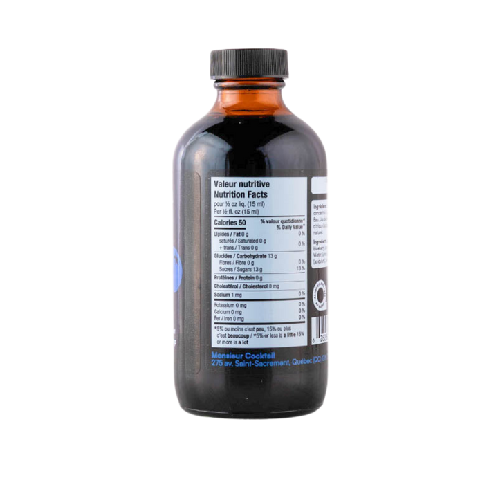 Monsieur Cocktail - Blueberry Syrup (250mL)