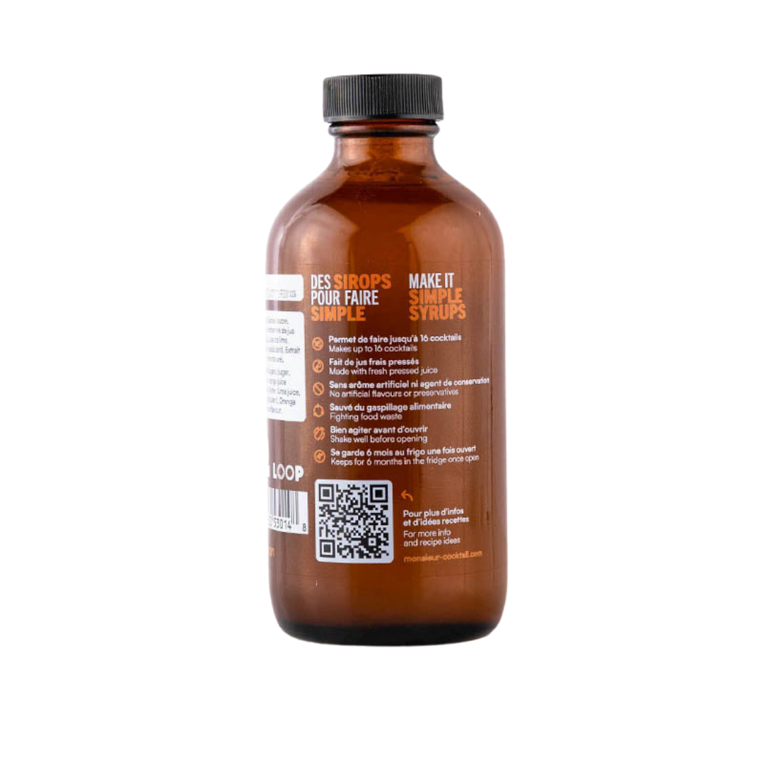 Monsieur Cocktail - Orange Syrup (250mL)