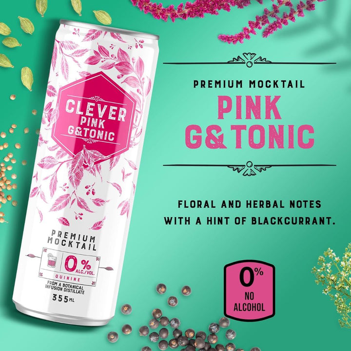 Clever Mocktail - Pink Gin Tonic