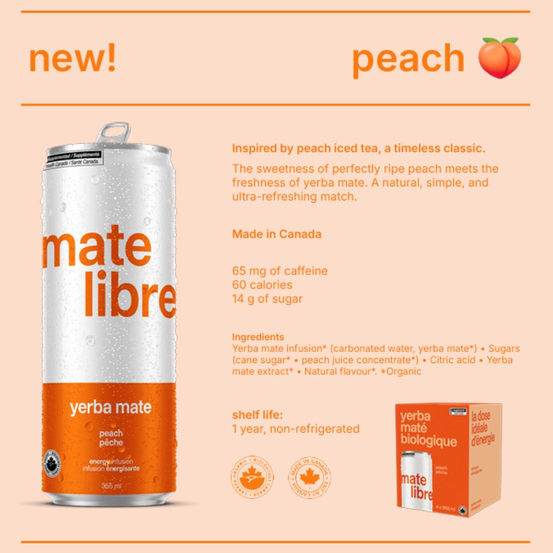 Mate Libre - Yerba Maté - Peach
