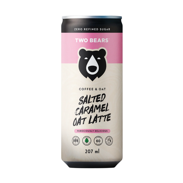 Two Bears - Frothed Salted Caramel Oat Latte