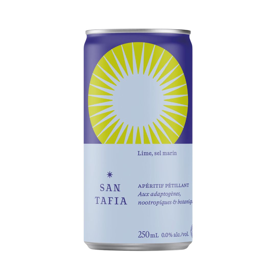San Tafia - Lime & Sea Salt with adaptogens, nootropics and botanicals