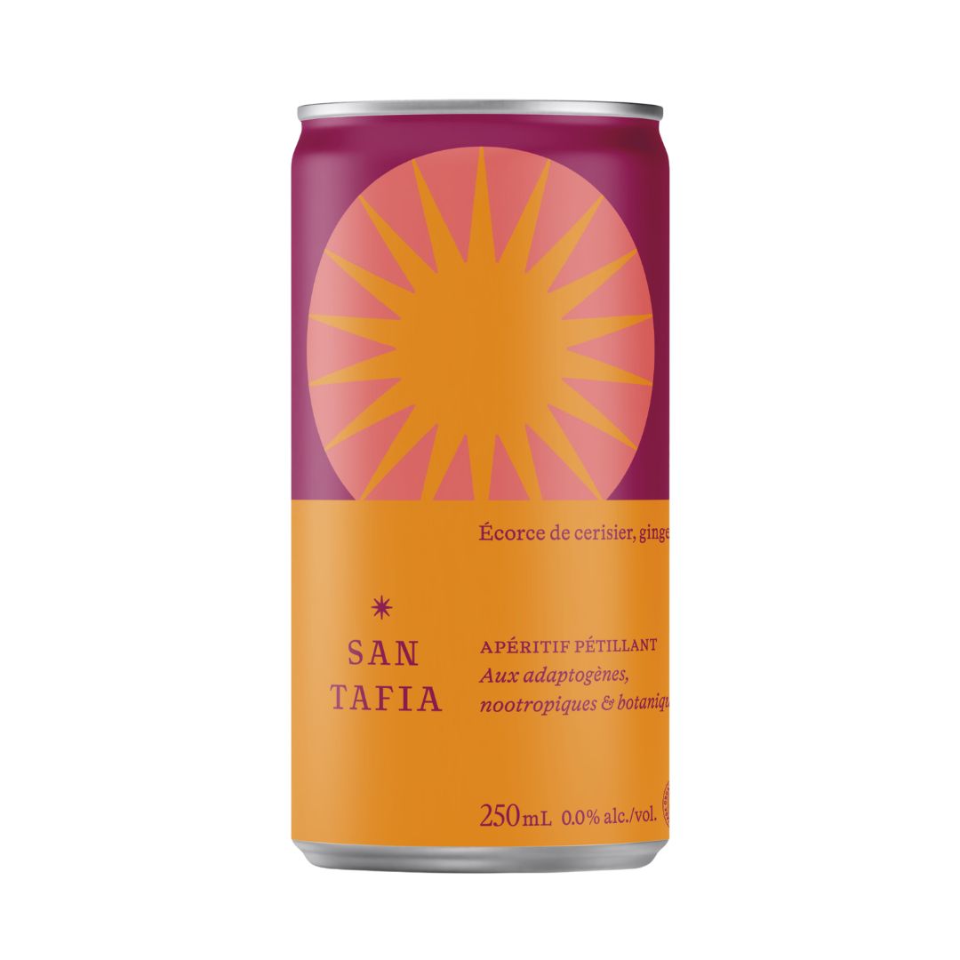 San Tafia - Cherry Bark & Ginger (adaptogens, nootropics and botanicals)