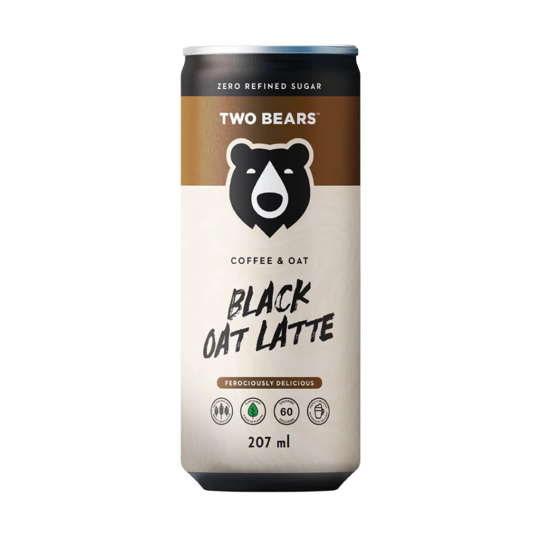 Two Bears - Frothed Black Oat Latte