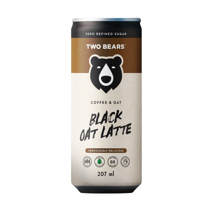 Two Bears - Frothed Black Oat Latte