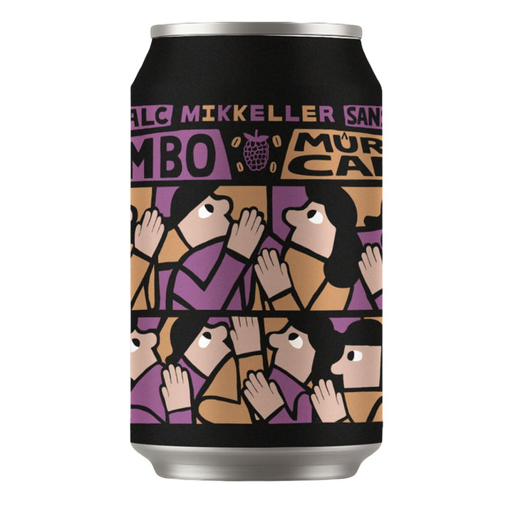 Mikkeller Limbo Blackberry Coffee non-alcoholic sour beer, single 330 ml can
