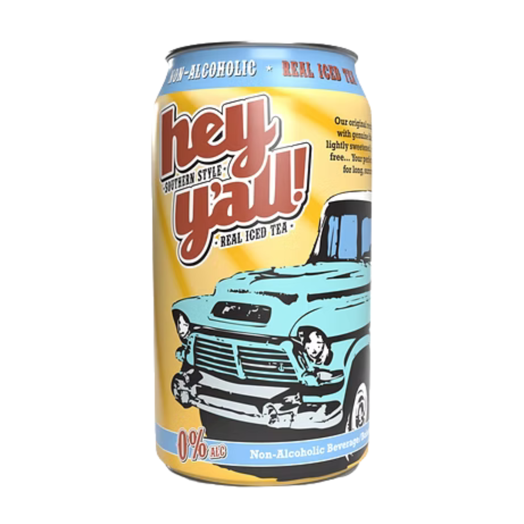 Hey Y'all - Real Iced Tea - Non-Alcoholic Iced Tea