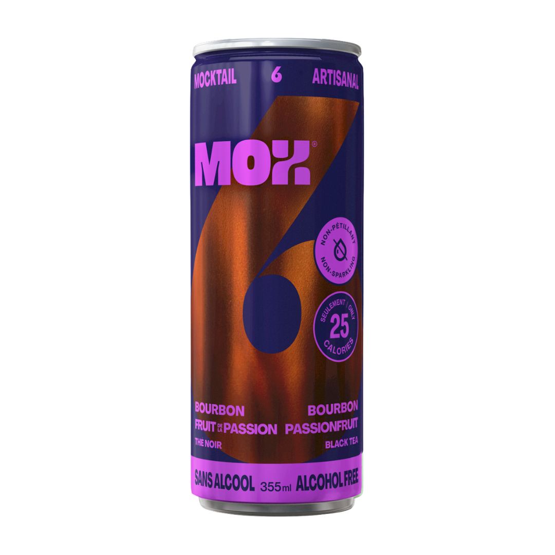 Mox Mocktails - Mox 6 - Bourbon Passion Fruit Black Tea