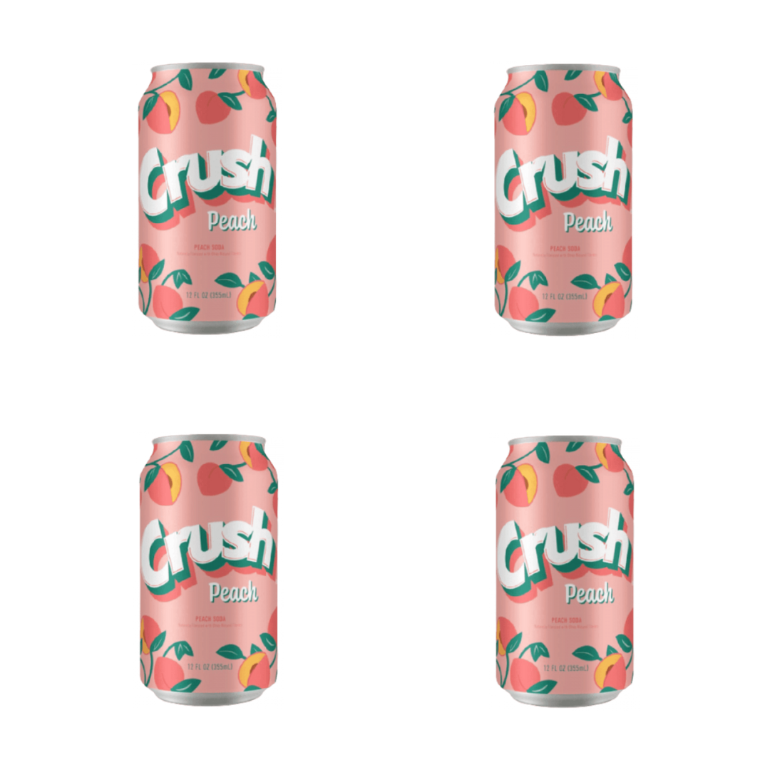 CRUSH - Peach (4 Pack)