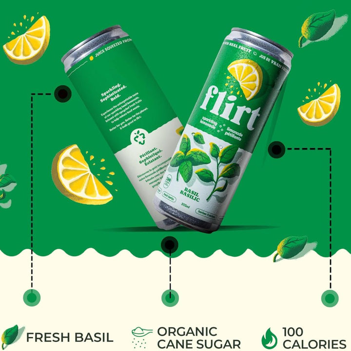 Flirt - Basil Sparkling Lemonade