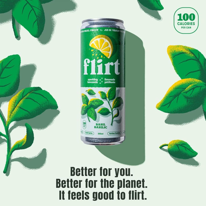 Flirt - Basil Sparkling Lemonade