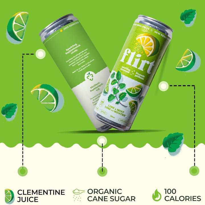 Flirt - Lime & Mint Sparkling Lemonade