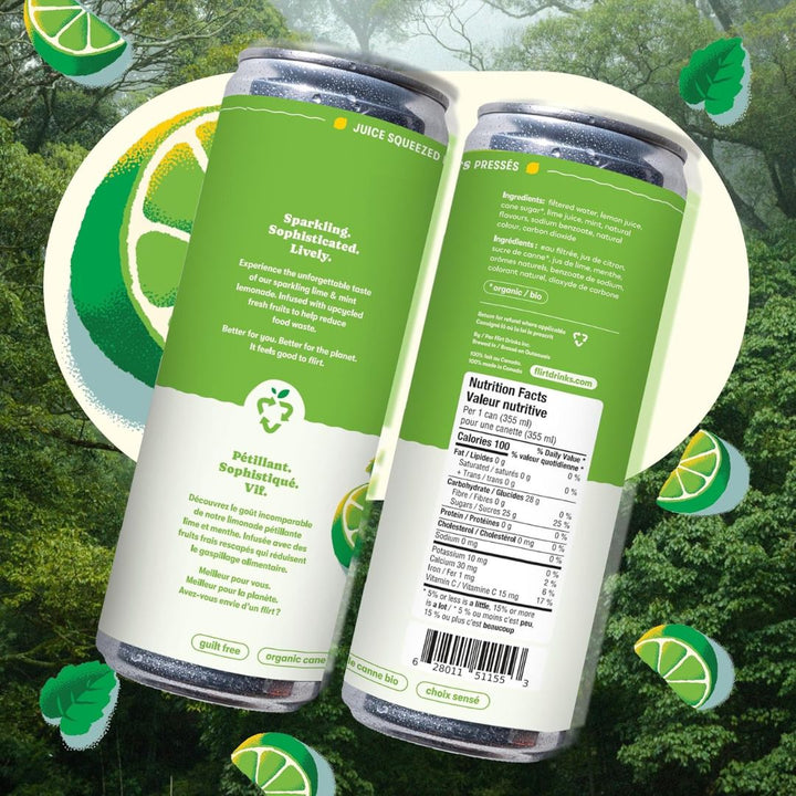 Flirt - Lime & Mint Sparkling Lemonade