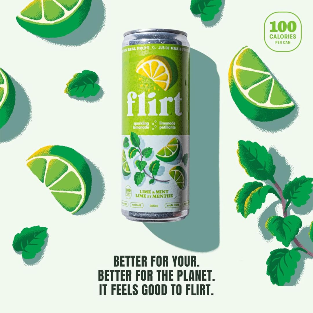 Flirt - Lime & Mint Sparkling Lemonade