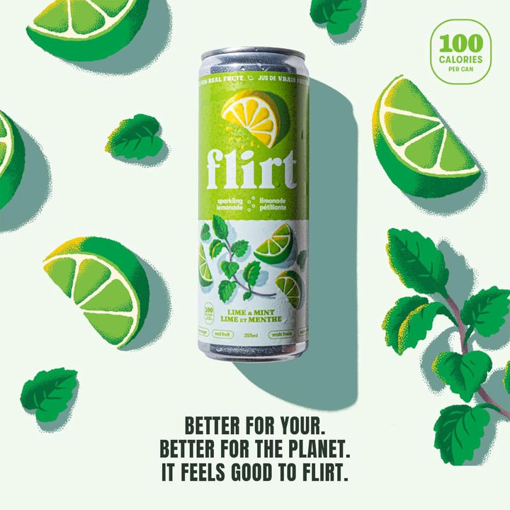 Flirt - Lime & Mint Sparkling Lemonade