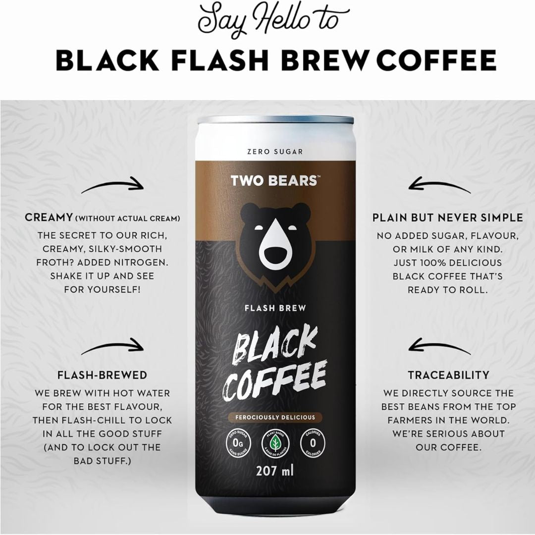 Two Bears - Black Flash Brew Coffee