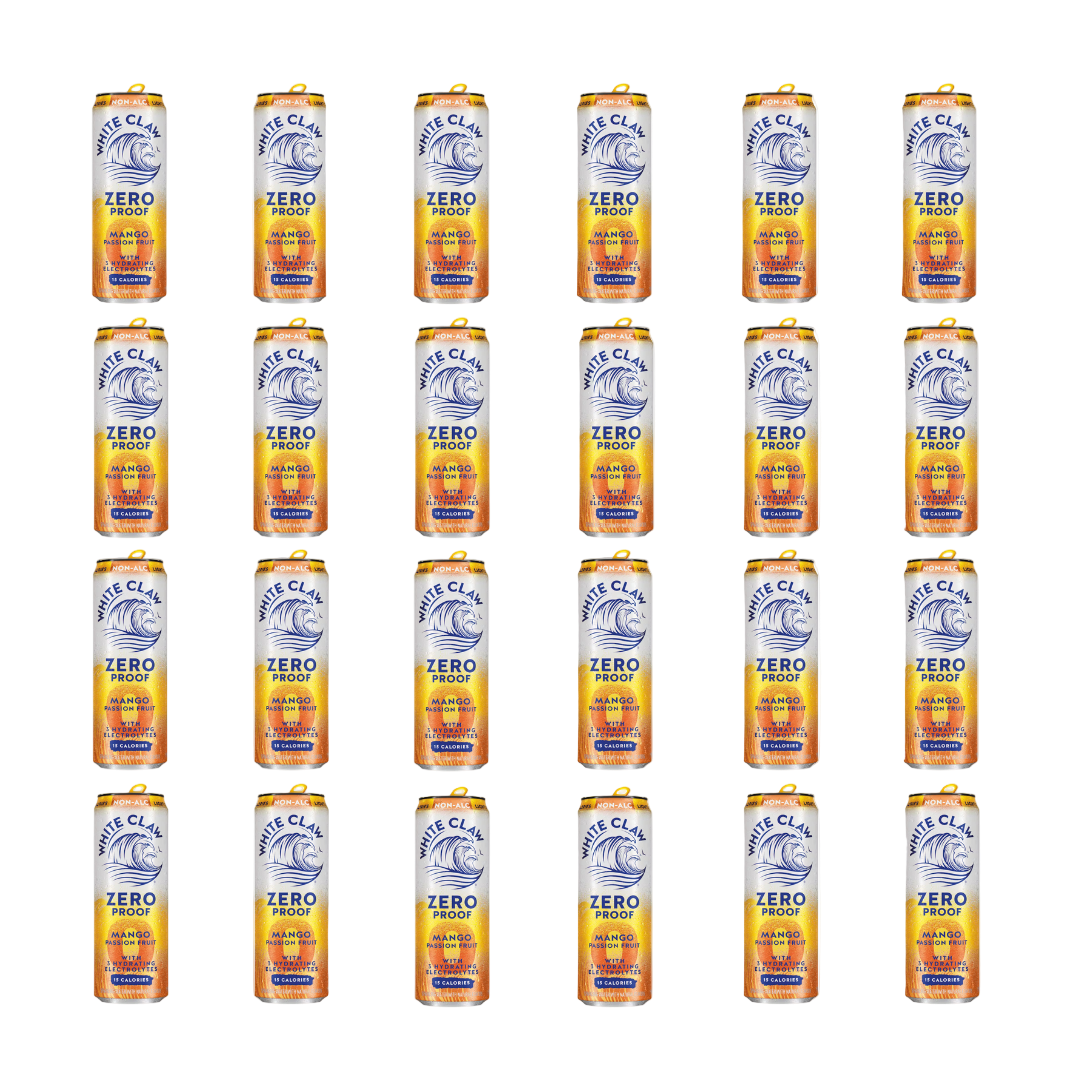 White Claw 0% Alcohol - Mango Passion Fruit
