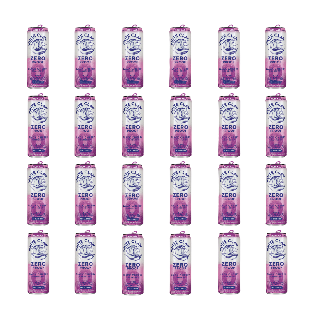 White Claw 0% Alcohol - Black Cherry Cranberry