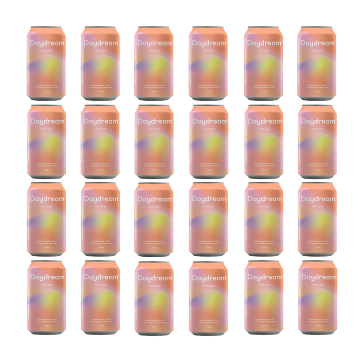 Daydream  - Peach Ginger Hemp and Adaptogen Infused Sparkling Water