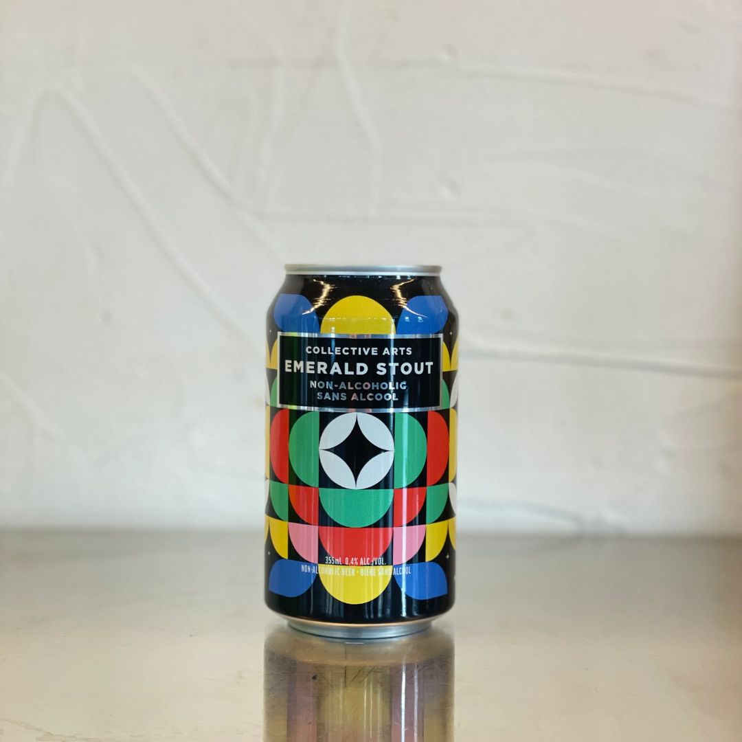 Collective Arts Non-Alcoholic Emerald Stout - Upside Drinks - Free