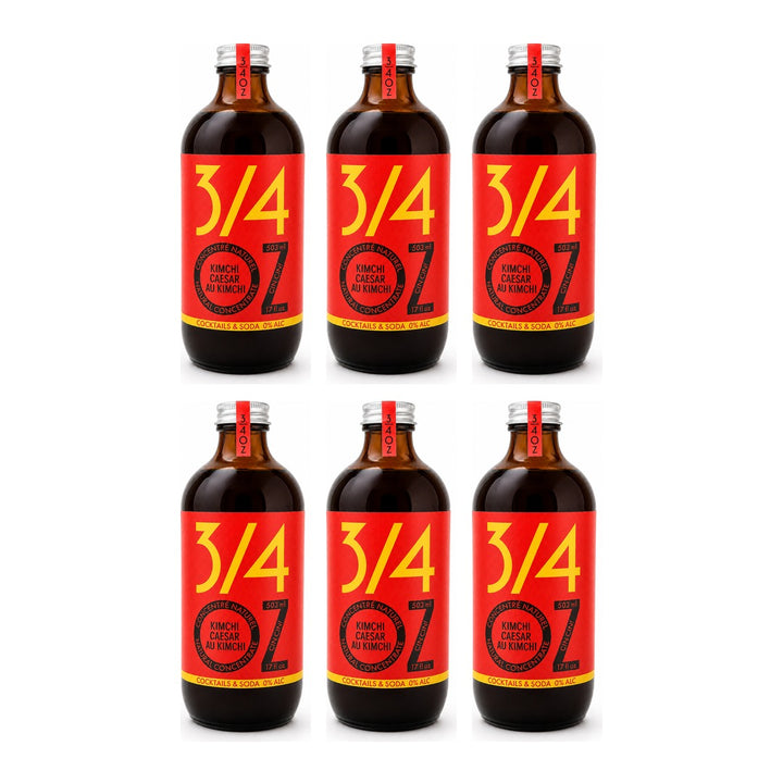 3/4 OZ - Kimchi Bloody + Caesar Mix, 6 bottles