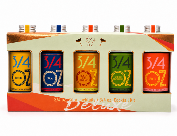 3/4 OZ - Deluxe Cocktail Kit bottle, 2026 rebrand