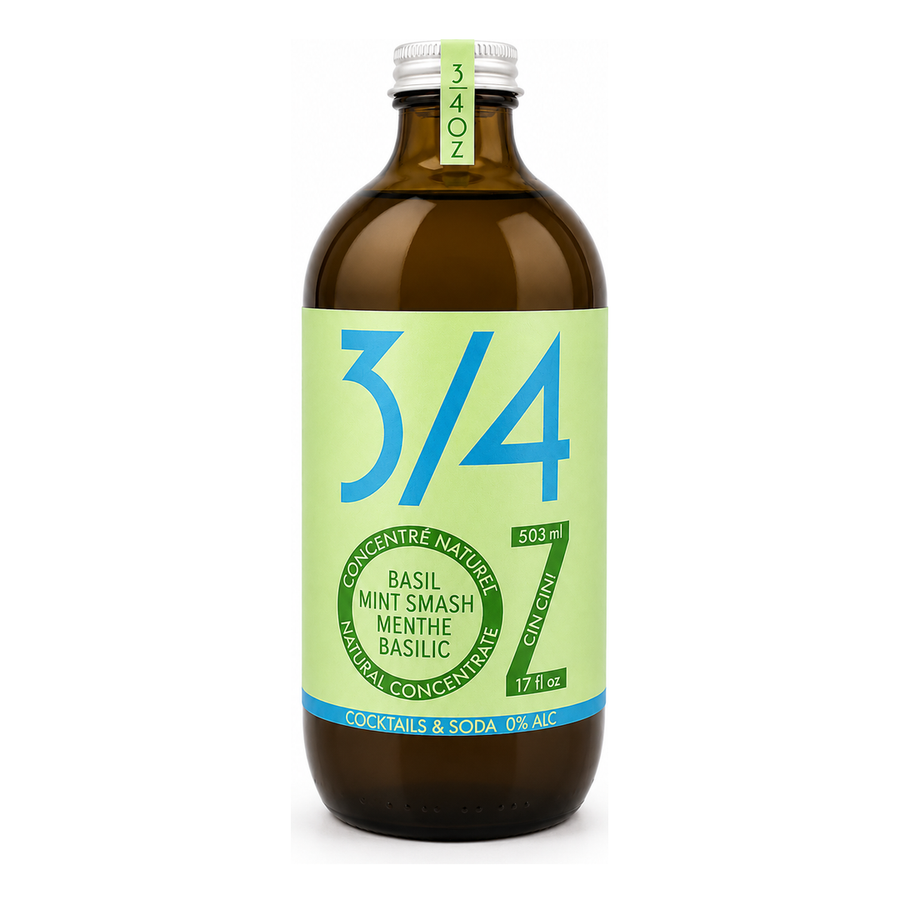 3/4 OZ - Mint Basil Smash Tonic 503 ml bottle