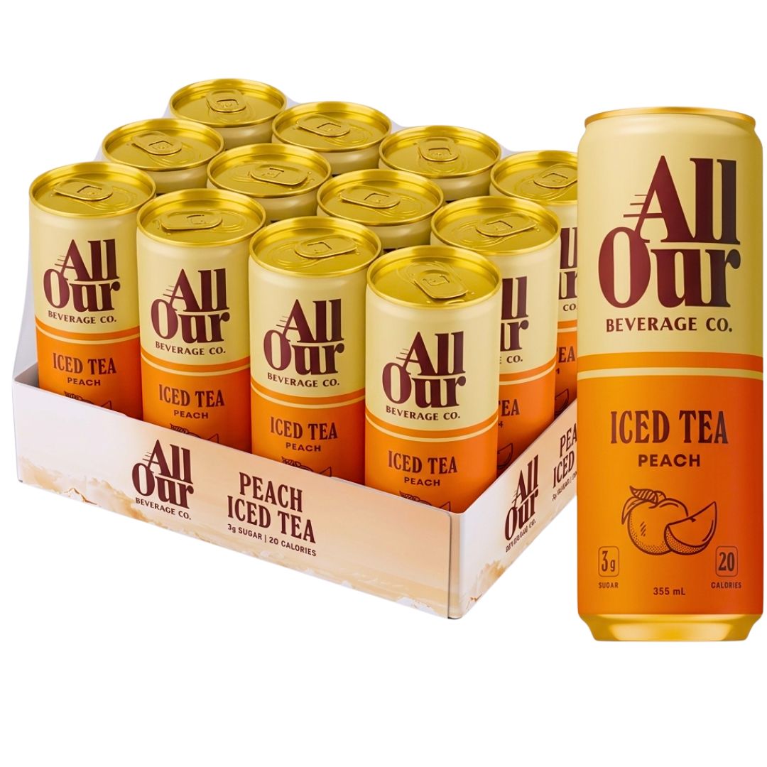 All Our - Low Sugar Peach Iced Tea
