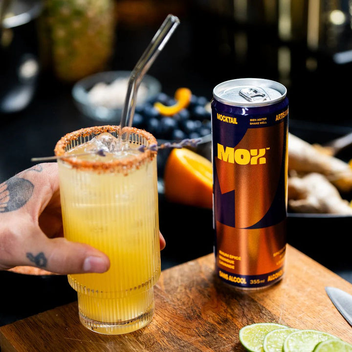 Mox Mocktails - Mox 1 - Spiced Rum Mango Lavender