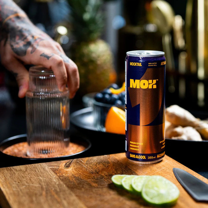 Mox Mocktails - Mox 1 - Spiced Rum Mango Lavender