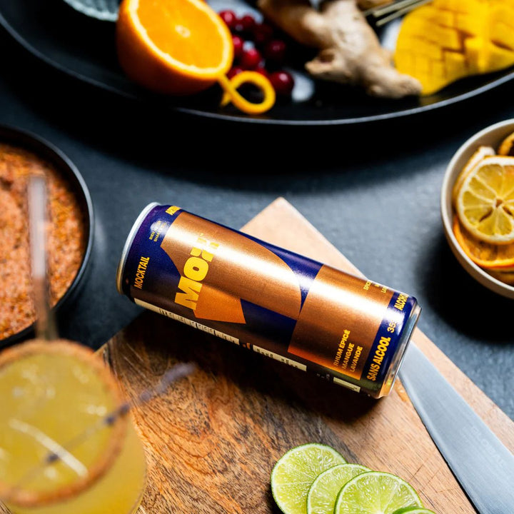 Mox Mocktails - Mox 1 - Spiced Rum Mango Lavender
