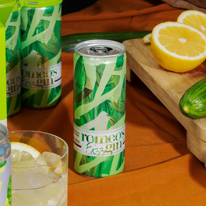 Romeo's Gin - Cucumber + Lemon - Gin Fizz