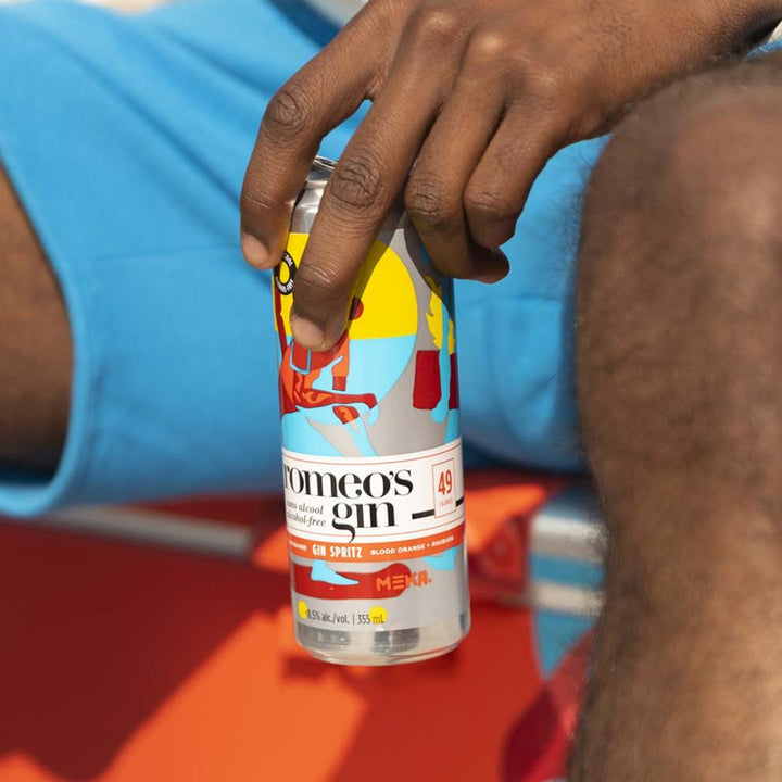 Romeo's Gin - Blood Orange + Rhubarb - Gin Spritz